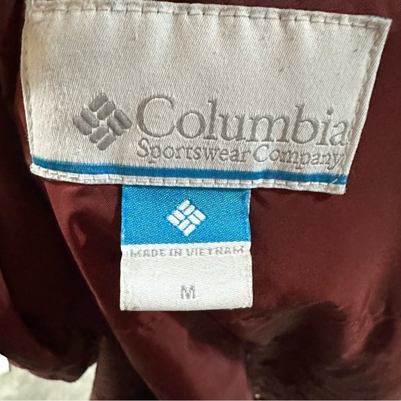 Columbia Men's Ring Tail Ridge Insulated Red and Gray Zip Up Hooded Jacket Sz M - Picture 5 of 7